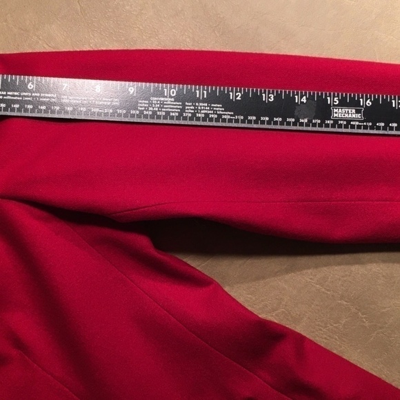 𝅺pendleton Cropped Blazer, CRIMSON RED, Pre-owned, GORGEOUS, Size 14 - Picture 6 of 10